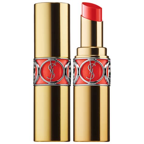 ysl rouge volupte shine 46 orange perfecto|ysl love shine.